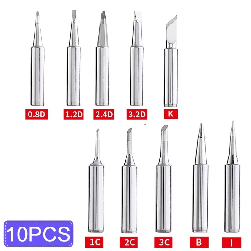 Tools For Electronic Workshop - 5Pcs/10Pcs 900M-T Soldering Iron Tips Pure