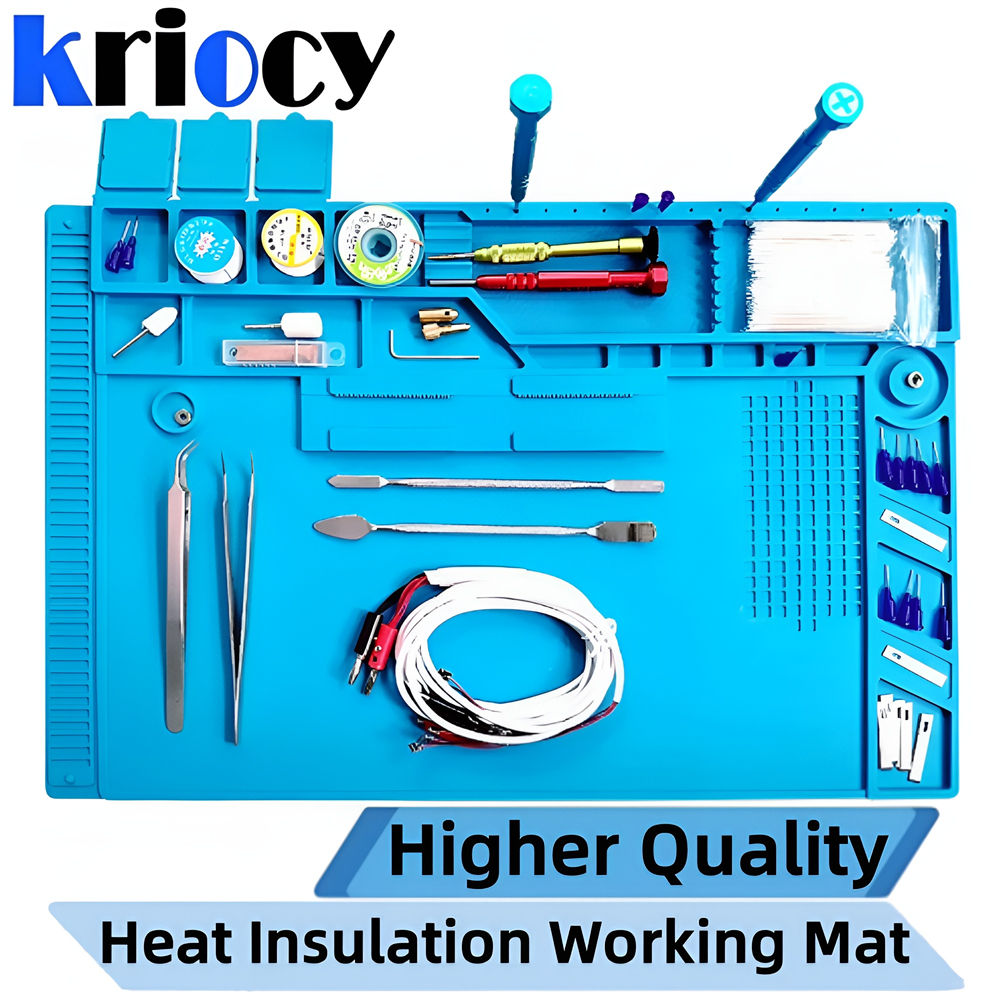 Tools For Electronic Workshop - Silicone Soldering Mat ESD Antistatic Heat