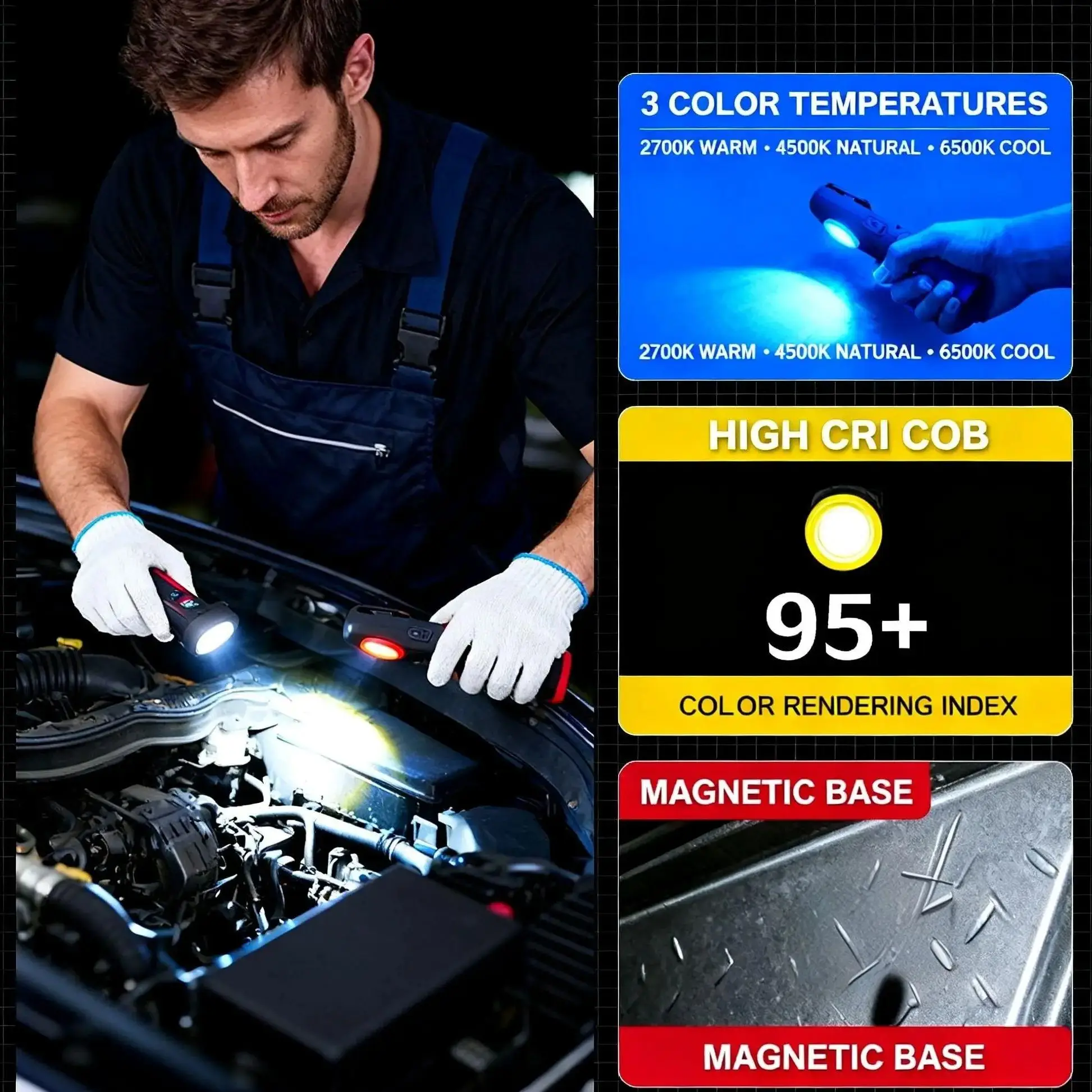 FUNAYA Portable Flashlight Car - Tools Workshops 리뷰 및 가격