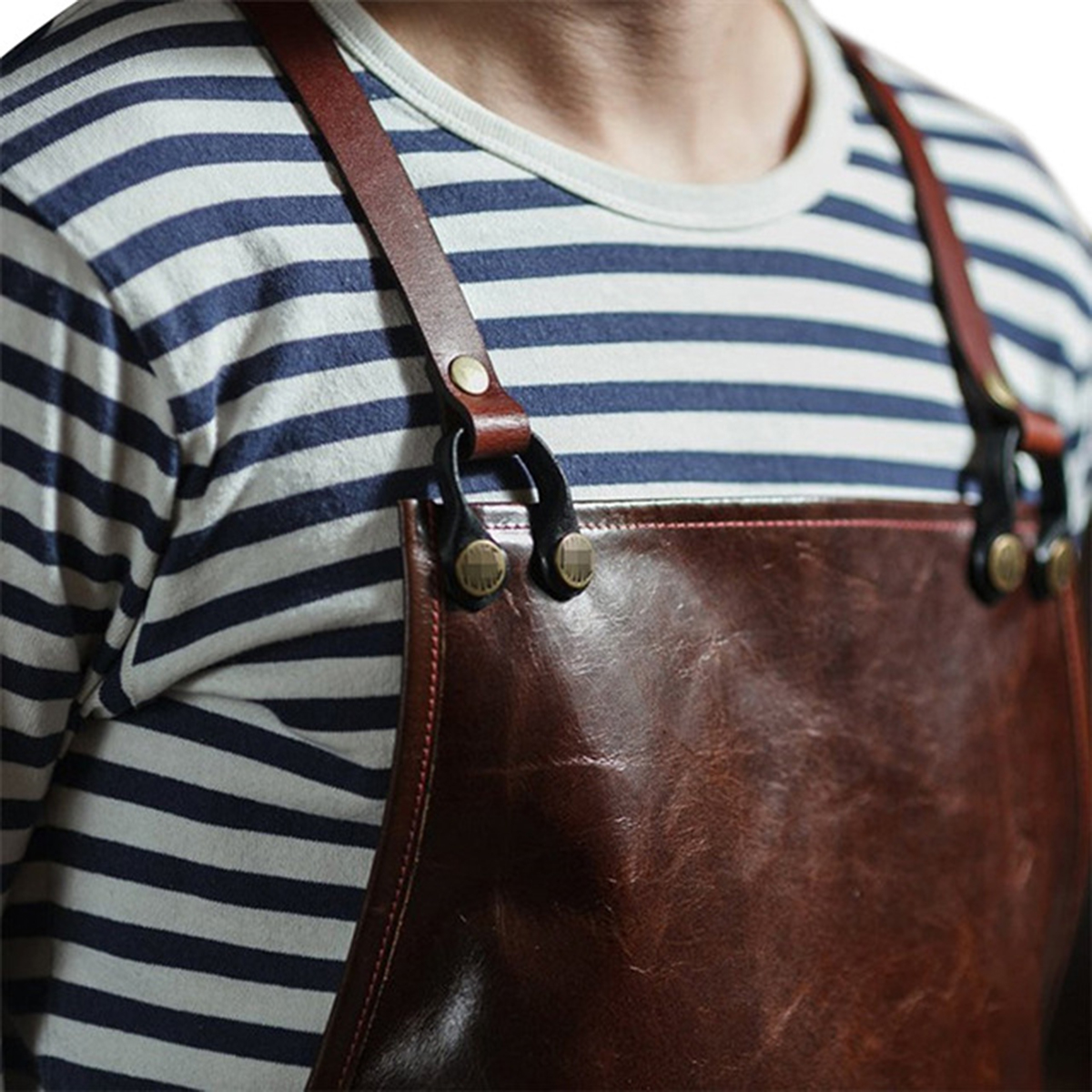 Men's Leather Work Apron with  - Workshop Cleaning Tools 리뷰 및 가격