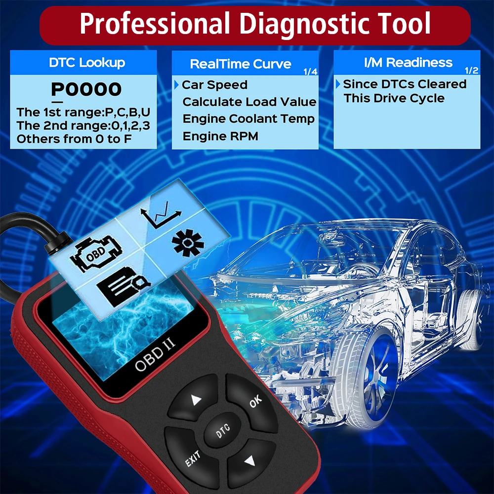 Car Scanner For 12V OBD2 Vehic - Workshop Tools English 리뷰 및 가격