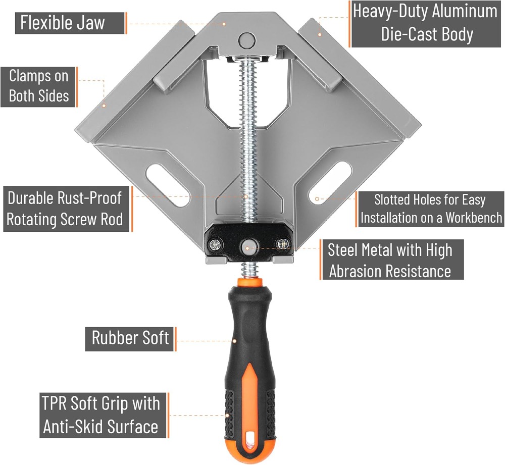 90 Degree Corner Clamps for Wo - Angle Clamp 90 리뷰 및 가격