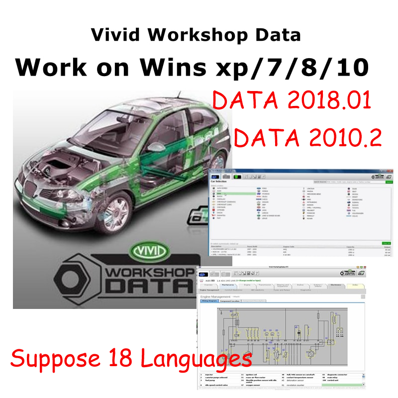 2018 or 2010 Automotive Vivid  - Workshop Tools English 리뷰 및 가격