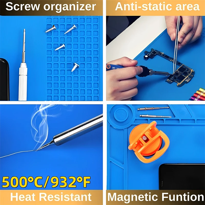 Silicone Soldering Mat ESD Ant - Tools For Electronic Workshop 리뷰 및 가격