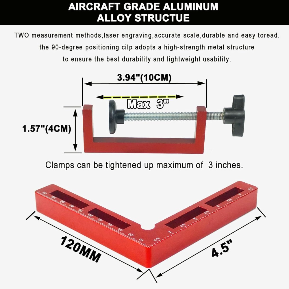 90 Degree Positioning Squares  - Angle Clamp 90 리뷰 및 가격