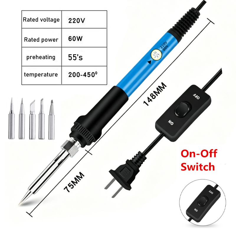 60w adjustable temperature sol - Tools For Electronic Workshop 리뷰 및 가격