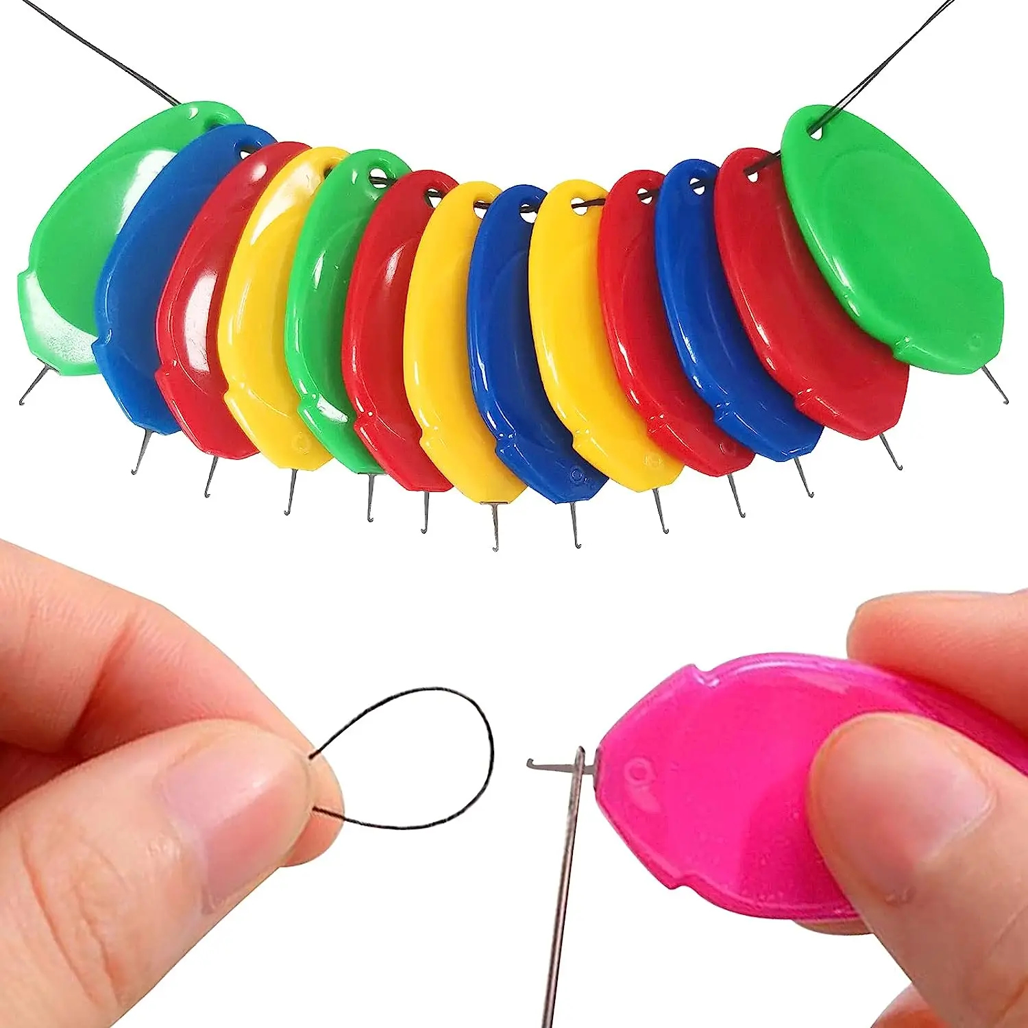 6Pcs Needle Threader Stitch In - Mechanical Workshop Tools And Equipment 리뷰 및 가격